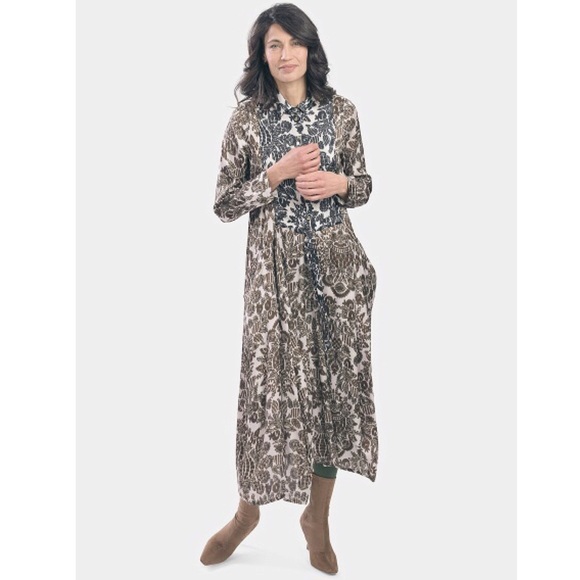 Alembika Dresses & Skirts - Alembika Arabesque Shirt Dress